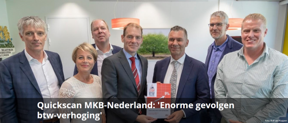 Quickscan MKB-Nederland: ‘Enorme gevolgen btw-verhoging’