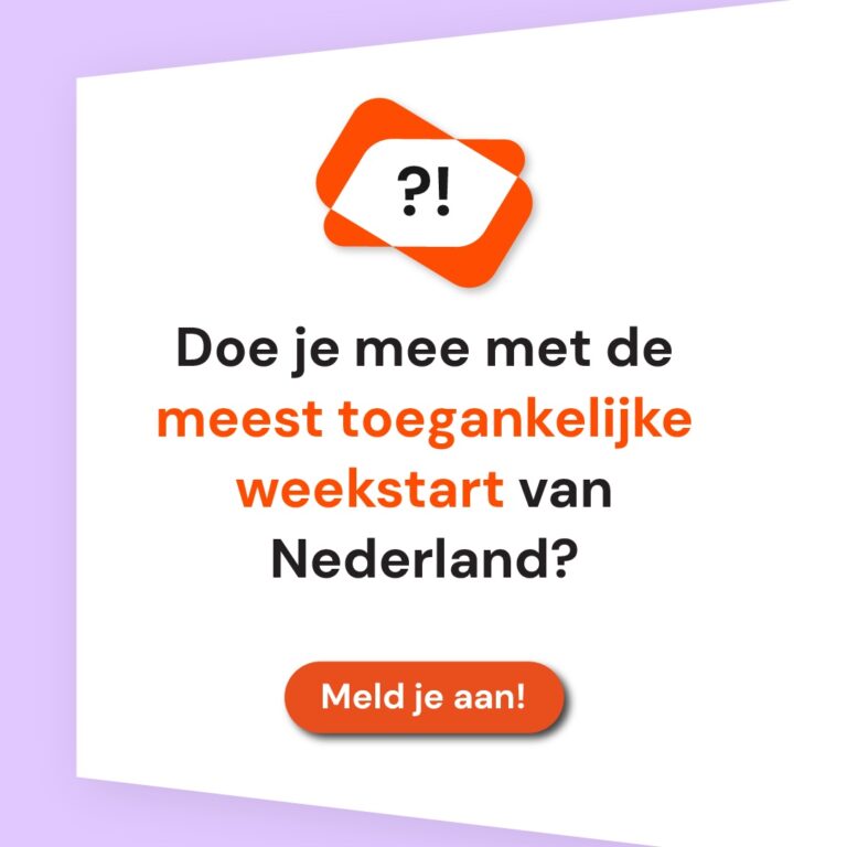 De meest toegankelijke weekstart van Nederland